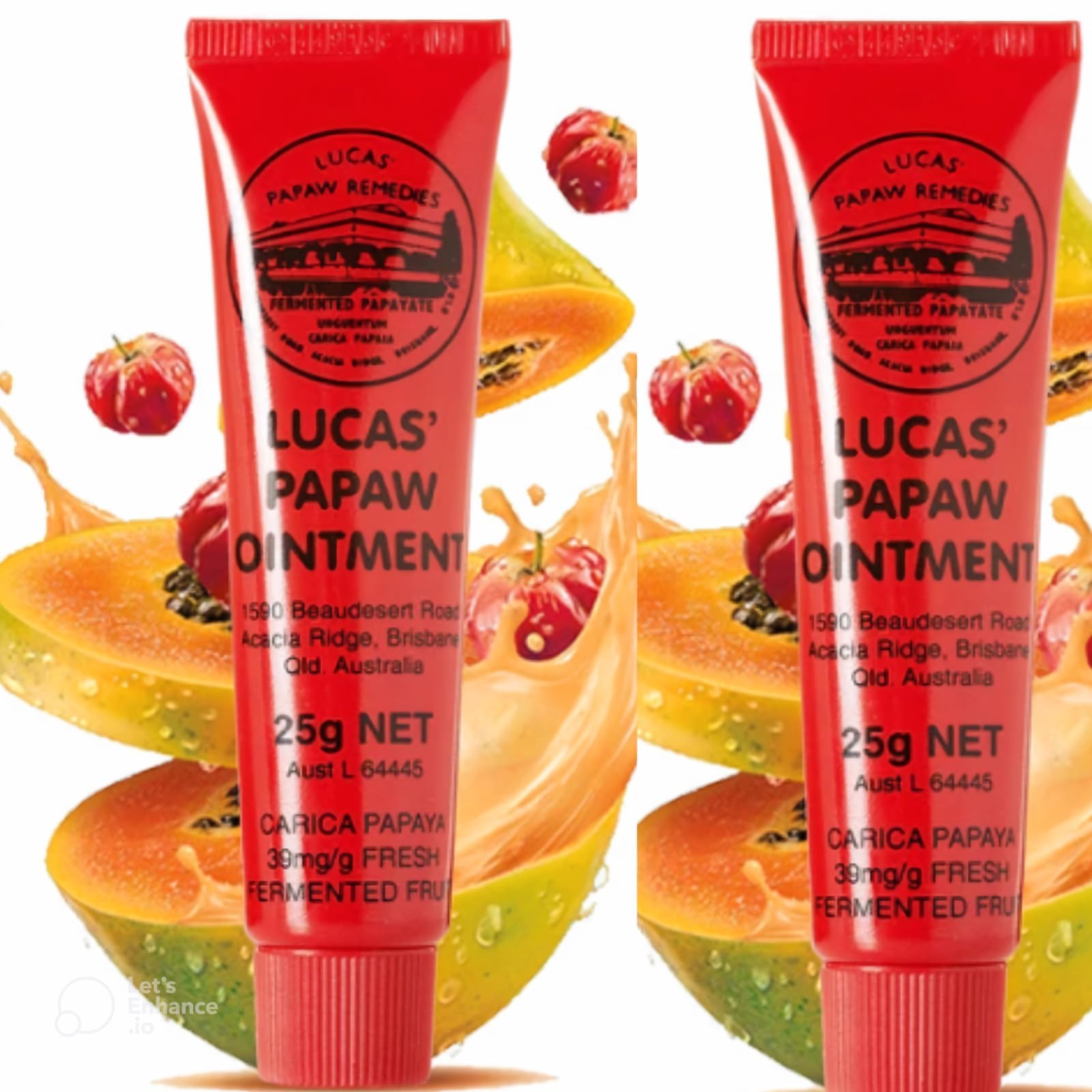 Lucas papaw ointment(25g Tube Pack of Two)