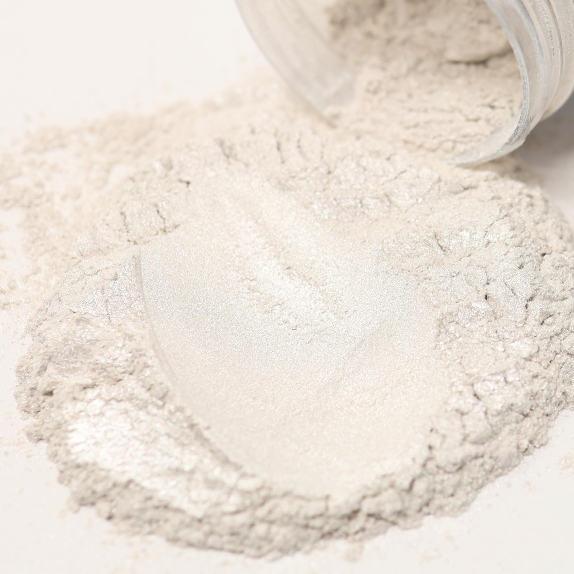 Pearl White Mica Powder - 100 Grams - Epoxy Resin Color Pigment - Metallic White Mica Powder for Epoxy Resin - White Epoxy Pigment Powder - Epoxy Color Pigment - Epoxy Resin Pigment