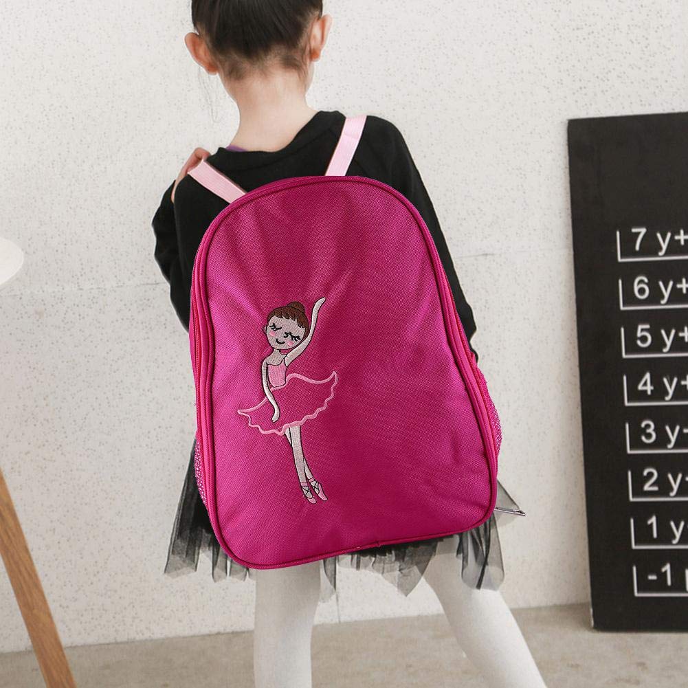 Zaino Da Ballo Per Bambine - Borsa Balletto Rosa In Nylon | Capiente E Regolabile