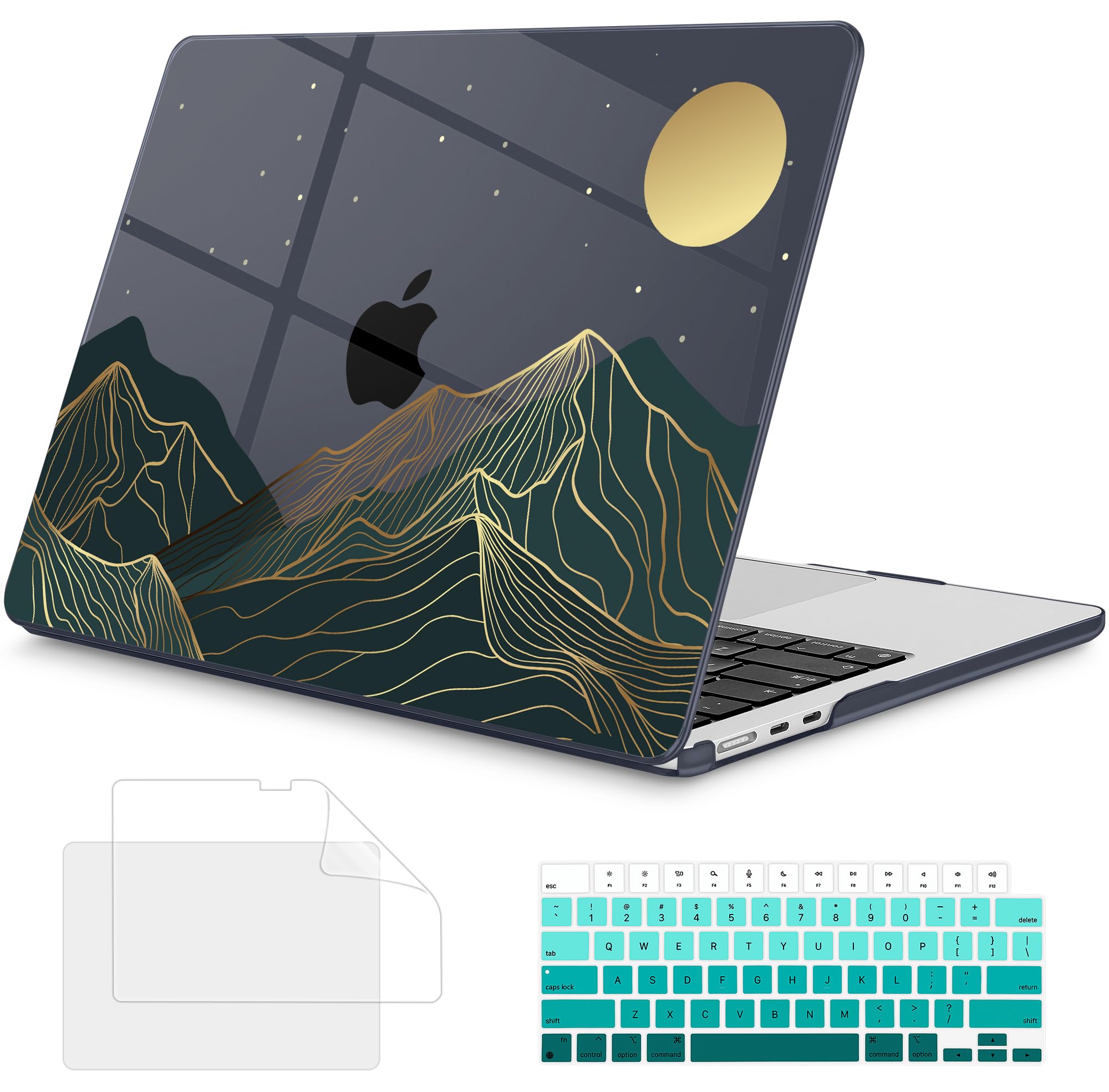 Mektron for MacBook Air 13-inch Case with 13.6" Liquid Retina Display