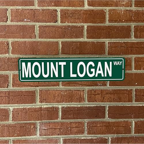 Vista 359 de Ohio Mountains Pick Your Mountain Compatible/repuesto para Ballards Hill United States Mountain Aluminio Metal Tin Street Sign Style decoración
