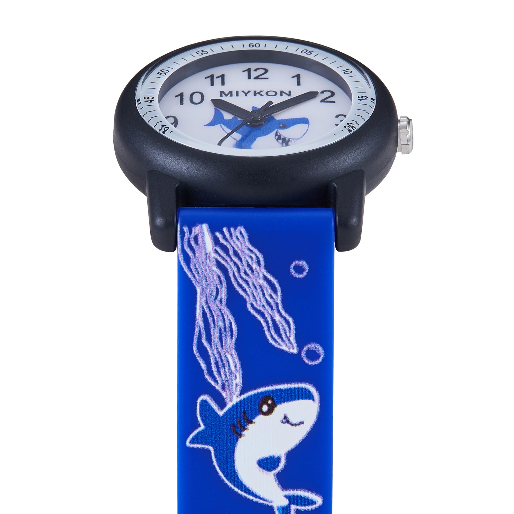 Miykon Orologio per bambini per ragazzi e ragazze, regalo educativo per bambini dai 3 ai 15 anni, bambini in età prescolare e bambini in età scolare, orologio analogico facile da leggere, cinturino in