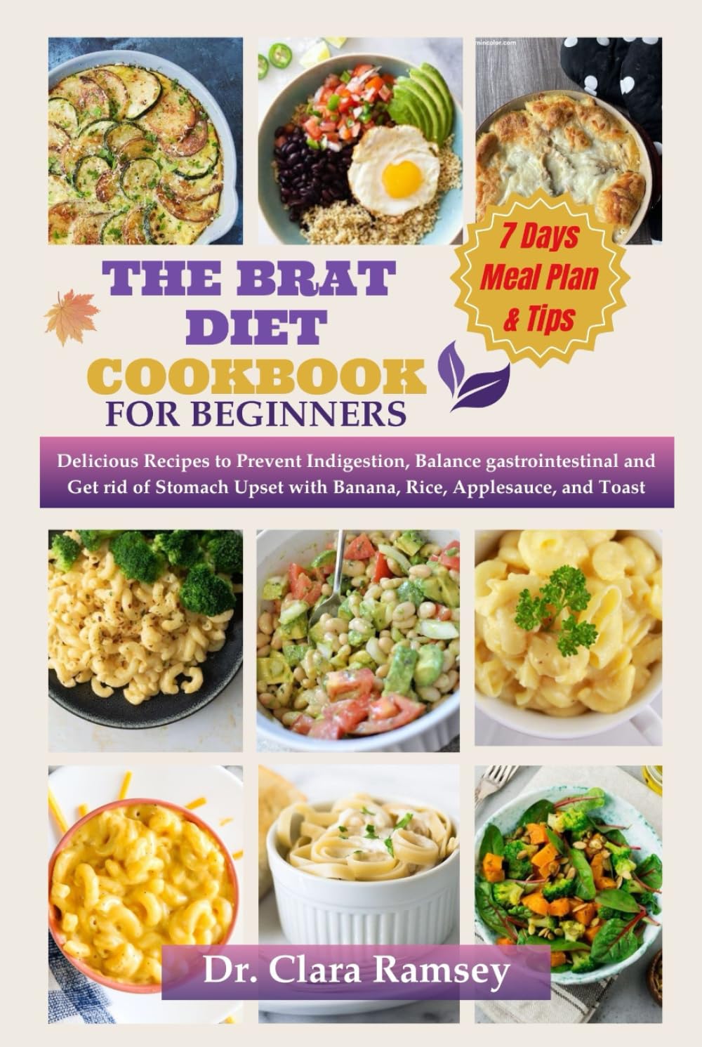 THE BRAT DIET COOKBOOK FOR BEGINNERS: Delicious Recipes to Prevent Indigestion, Balance gаѕtrоіntеѕtіnаl and Get rid of Stomach Upset with Banana, Rice, Applesauce, and Toast