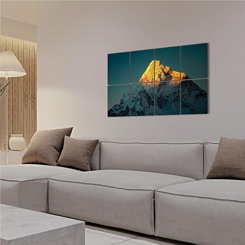 Miniatura 5 de SoniQuell Art Acoustic Panels, 48" x 32" Sound Absorbing Panels, Decorative Sound Dampening Panels 8 Pack, Acoustical Soundproof Wall Panels,