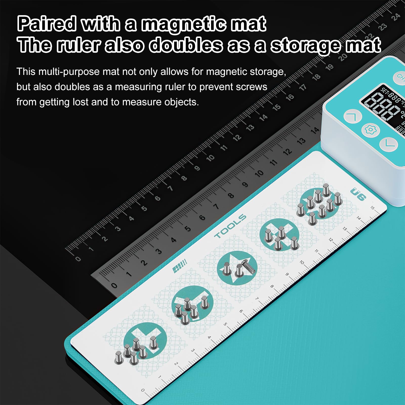 Almohadilla térmica para pantalla LCD, herramienta de desmontaje para reparación y desmontaje de pantallas de tabletas móviles y portátiles