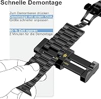 Rozsdamentes Acél Fémszíj Apple Watch Órához - Állítható Unisex Csuklópánt iWatch Series 1-9, SE, Ultra Modellekhez (38-49mm) 6