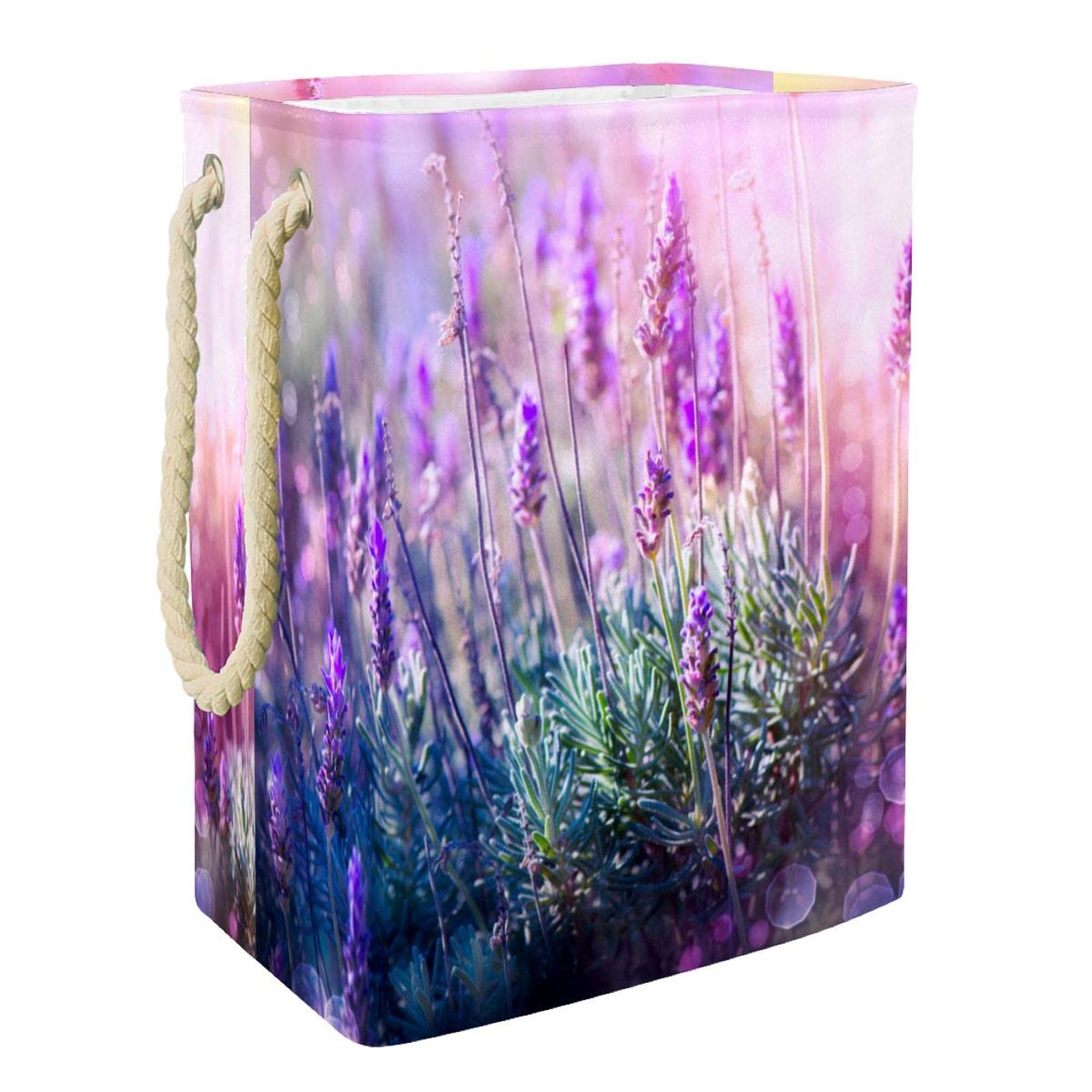 Panier à linge personnalisé grand format avec poignées pour chambre et salle de bain