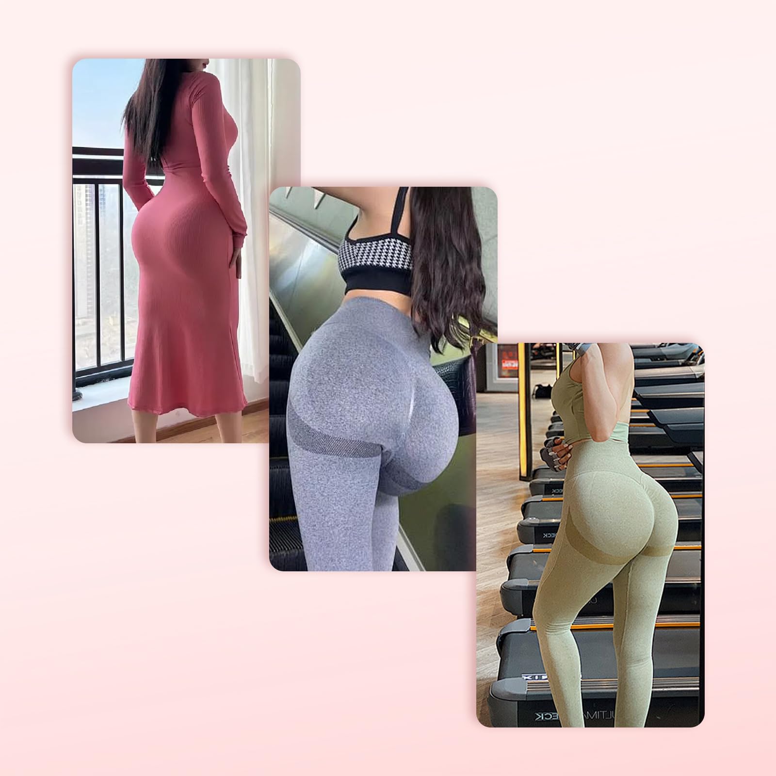 Minaky Silicone Panty Crossdresser Silicone Culotte Levage des Hanches, Entrejambe Creusé, pour Travesti Drag Queen Transgender