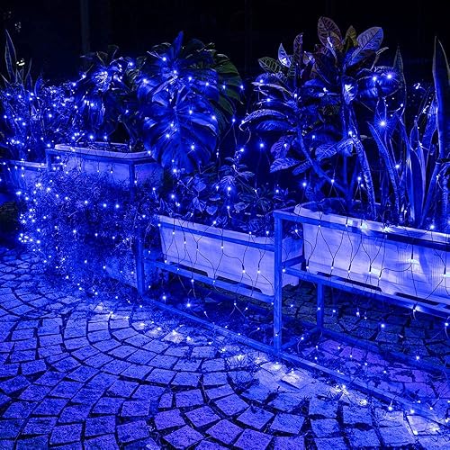 Miniatura 8 de Lomotech - 360 luces LED conectables en red de Navidad, de 12 x 5 pies, con 8 modos de iluminación, de bajo voltaje, serie de luces para árboles de