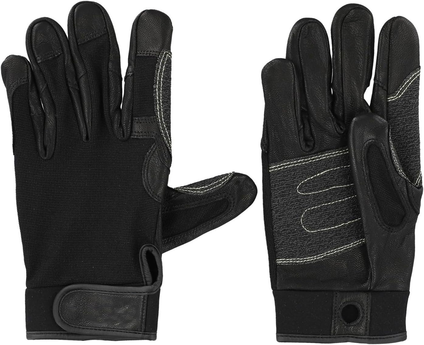 Heavy duty all-weather cowhide glove set designed for serious climbers and cyclists
