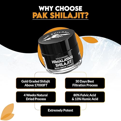 Miniatura 9 de PakShilajit Resina Shilajit pura del Himalaya 45 días, Shilajit natural secado y grado dorado por encima de 17000 pies, 0.53 oz purificado y