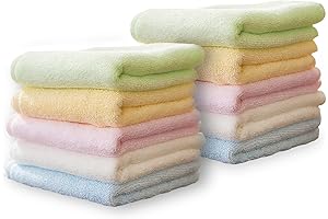 Yoofoss Luxury Washcloths Towel Set 10 Pack: Kids Washcloths for Bath and Beyond