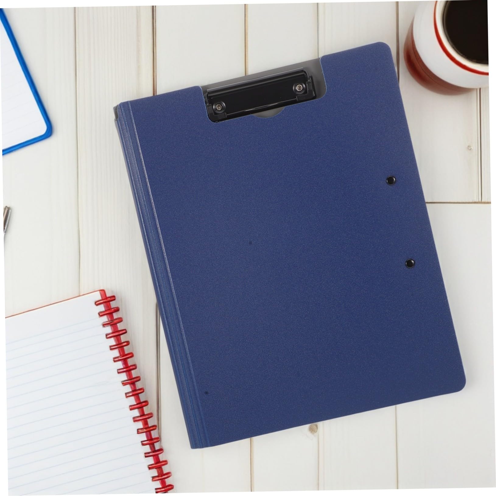 6 Pièces Lot de Porte-documents Multifonctions avec Double Pince Horizontale et Verticale Dossier Portable pour Organisation de Fichiers Notes et Documents Chantier