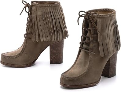 Parker Fringe Short Ankle Boot 