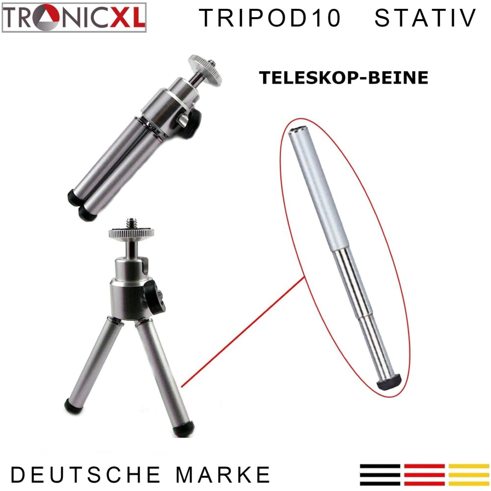 TronicXL Tripod 21S - Treppiede flessibile per smartphone, treppiede