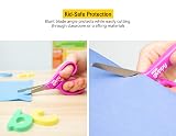 Stanley 5” Kids Scissors, Blunt Tip, Safety, Comfortable, For Left and Right Handed Use, For Office School Student Crafts, Assorted Colors, 8 Pack – view 5