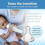 Dr. Brown's Natural Flow Anti-Colic Options+ Narrow Baby Bottle, Pig & Frog, 8 oz/250 mL, with Level 1 Slow Flow Nipple, BPA Free, 0m+, 2-Pack