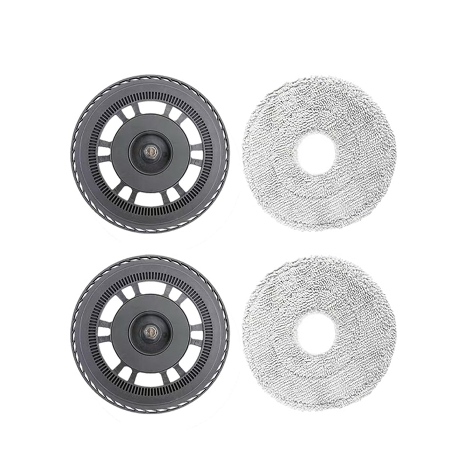 LTDXLNBWQ Mop Tray, Compatible With Dreame L20 Ultra/L30 Ultra/X40 Ultra/X30 Master One Mop Tray Mopping Holder Mount Spare Accessory Parts(4pc)