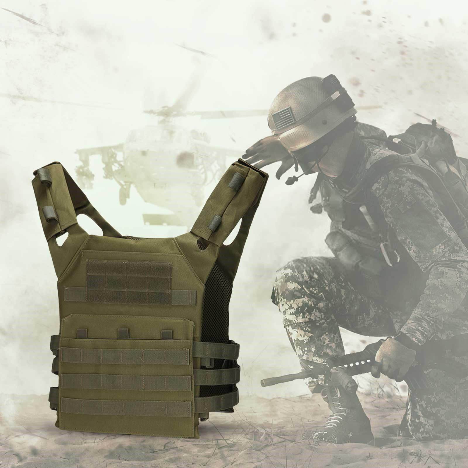 Chaleco táctico portador de pecho ligero airsoft paintball caza