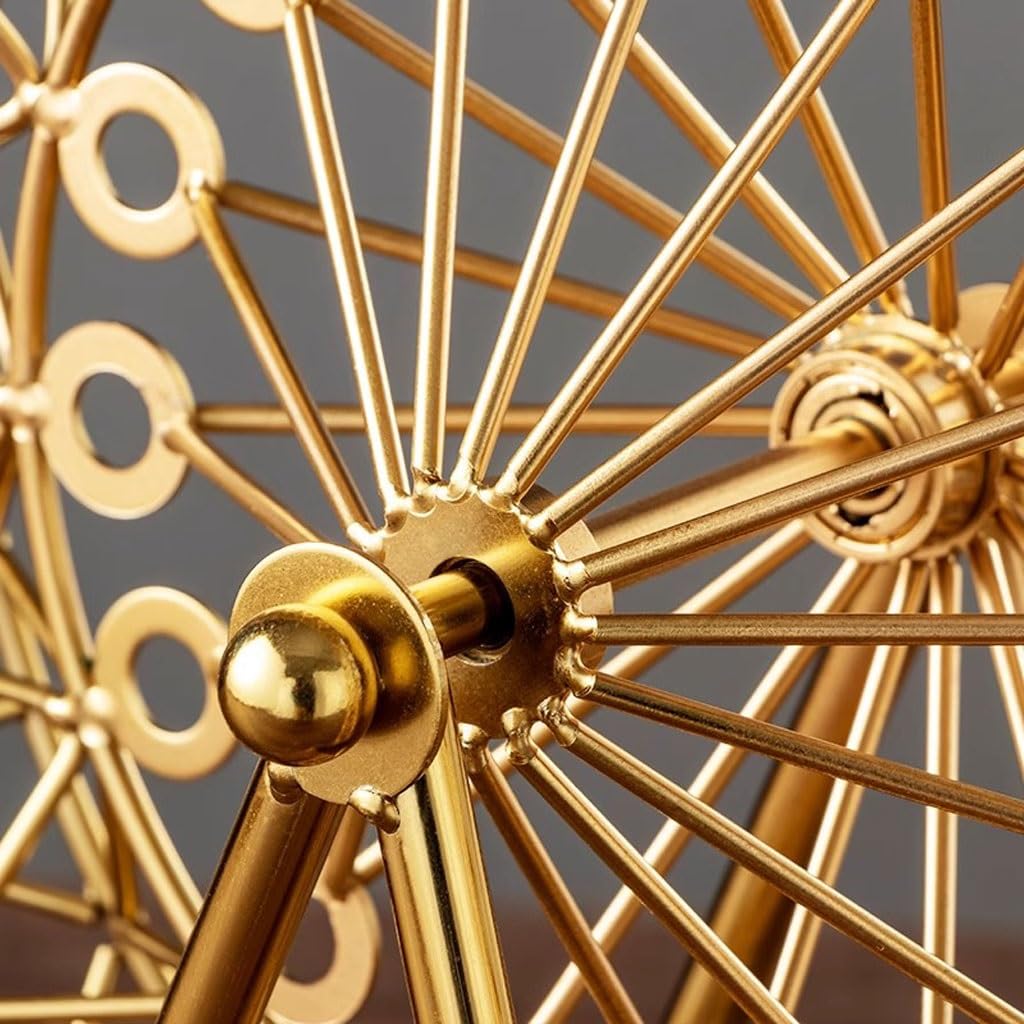 Kunsthandwerkliche Ornamente Nordische Kreative Persönlichkeit Riesenrad Ornamente Einfache Drehbare Handwerk Dekorationen Dekorationen Für Zuhause(A)