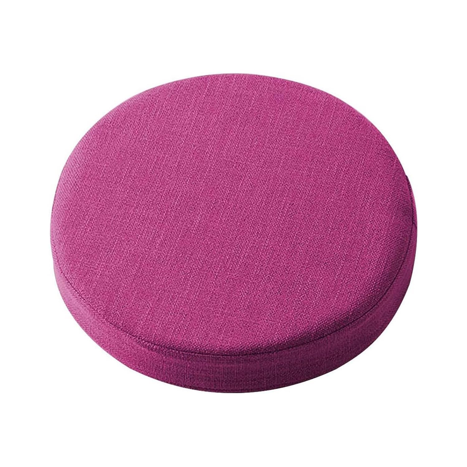 Waigg Kii Thick Round Chair Cushions Seat Pad,Round Washable Chair Seat Cushion for Indoor Outdoor Dining Patio Non-slip Chair Pad (55X55X2CM,Purple) — image 1