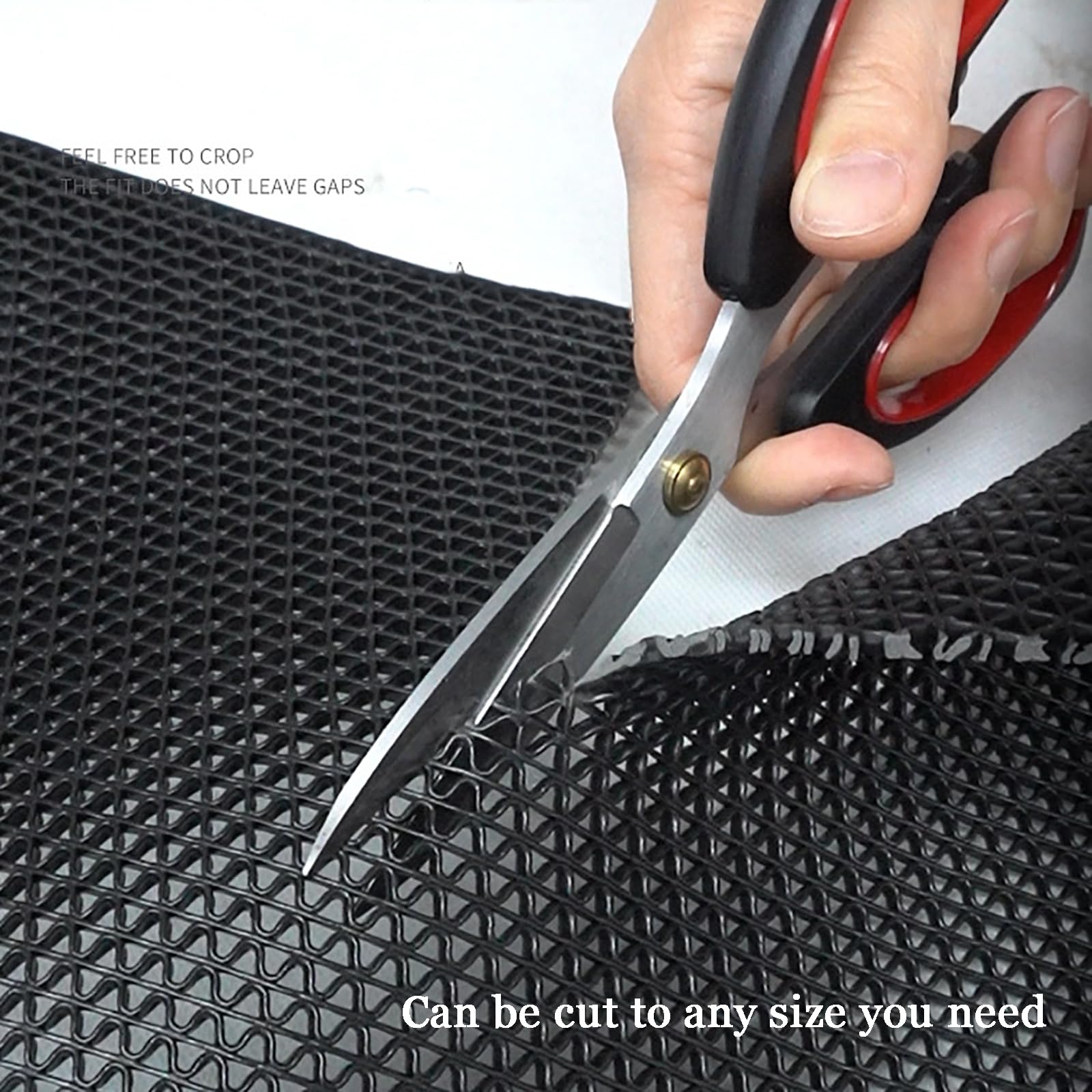 Drainage Non Slip Mats 3'x16.4' Heavy Duty Commercial Floor Mat Mesh Hollow Door Mat Roll for Swimming Pool Bathroom Kitchen Garage Indoor Outdoor Wet Area (Black, 0.9×5M/3×16.4FT) — Amazon image 4