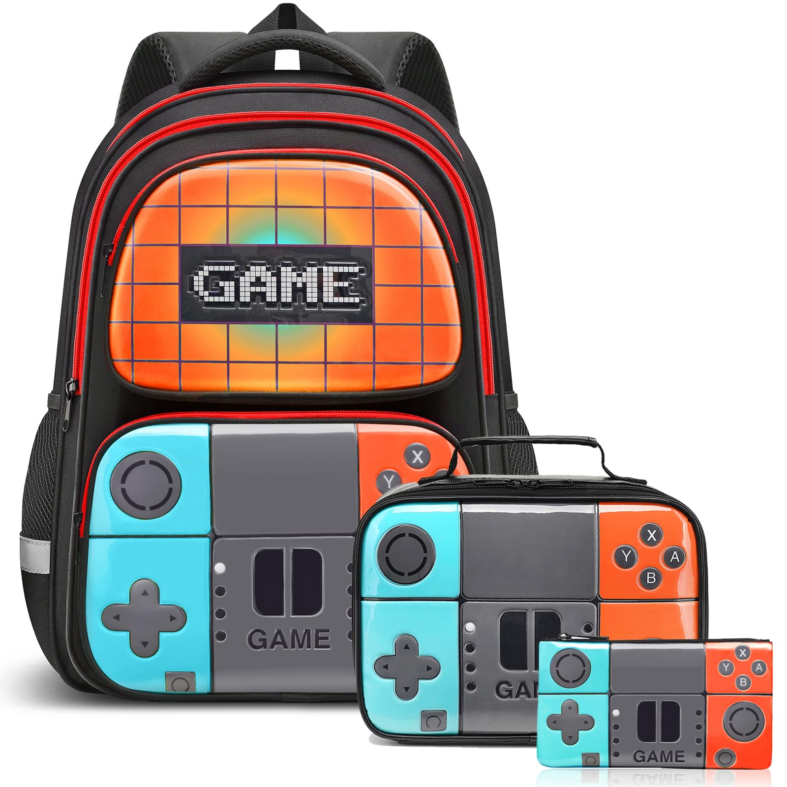 Tongtai Mochila escolar para niños, mochila de juego, bolsa de libros para estudiantes de secundaria, mochila escolar, mochila de trabajo para niños, adolescentes y hombres