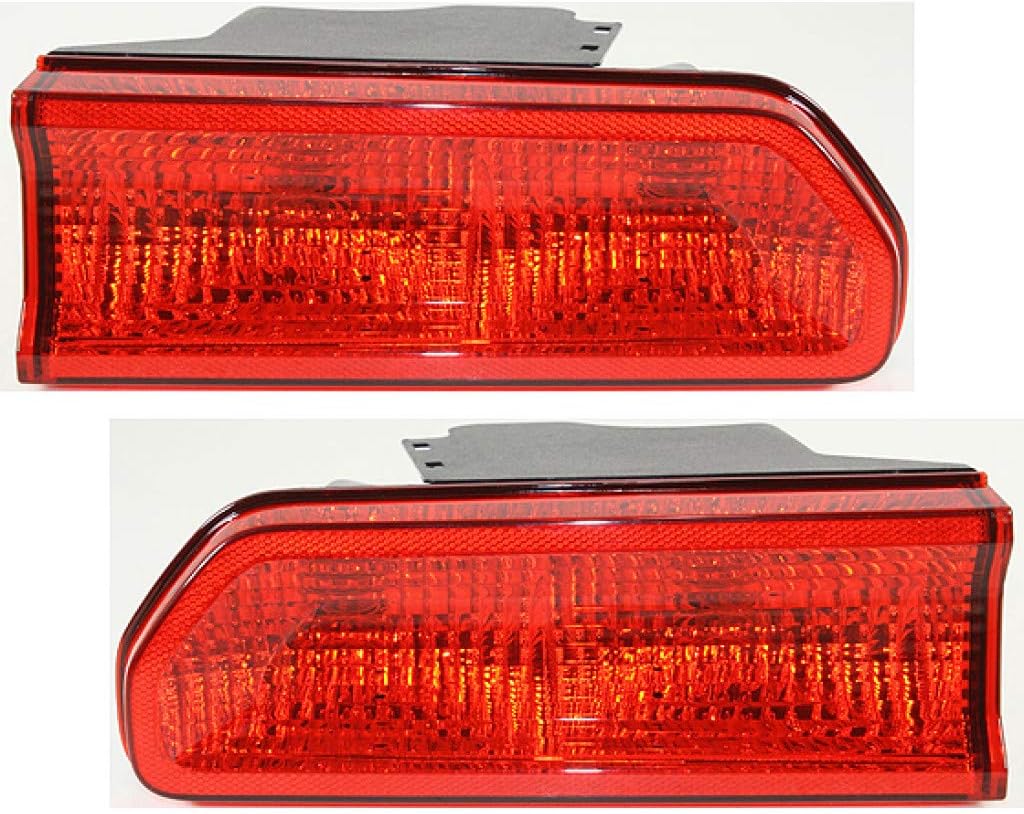 KarParts360 For 2008-2014 Dodge Challenger Tail Light Driver and Passenger Side w/Bulbs DOT Certified CH2800189 + CH2801189 | 5028781AE