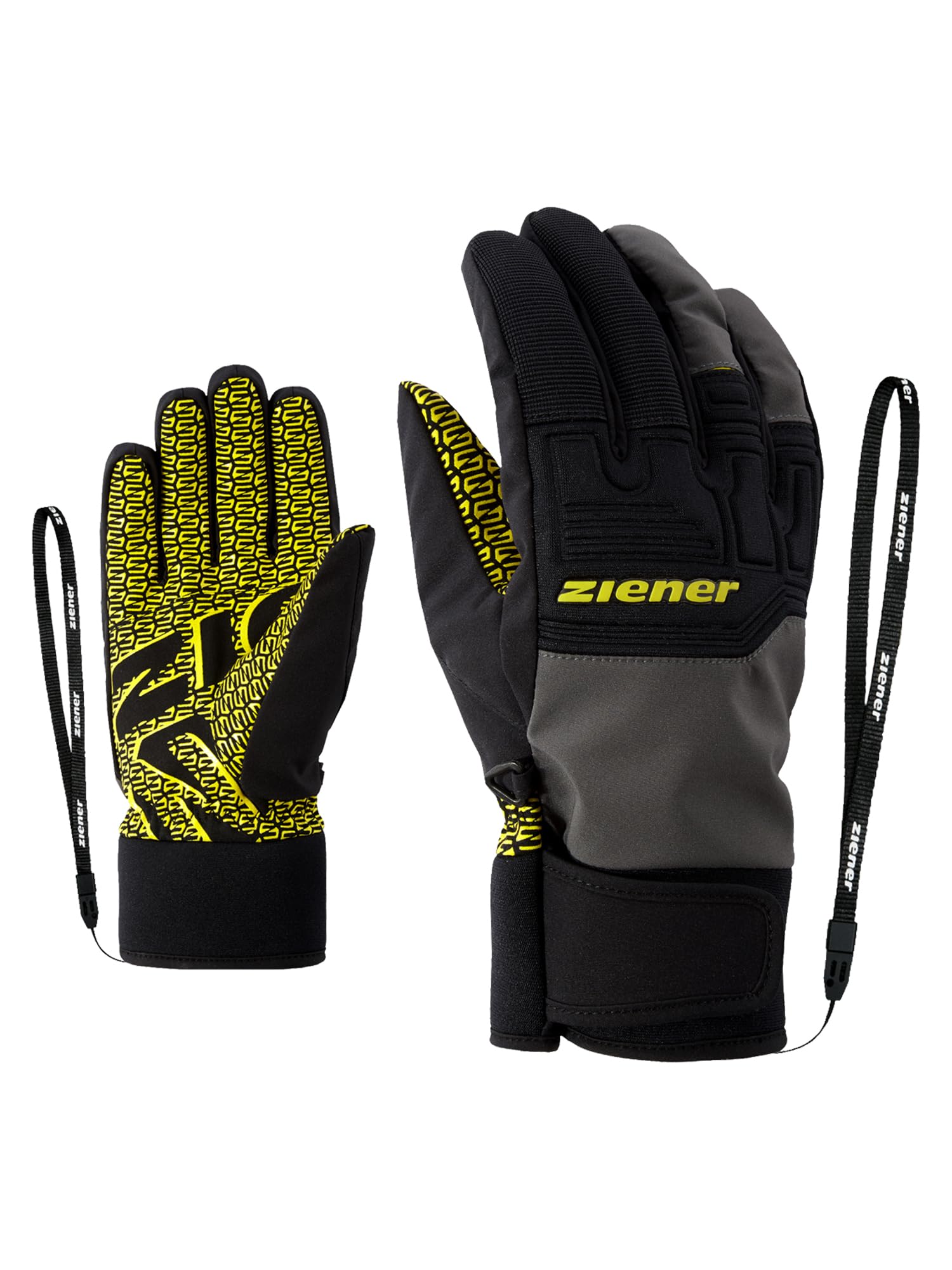 Ziener GARIM AS Adult Ski Gloves/Winter Sports Waterproof Breathable Magnet, 10.5
