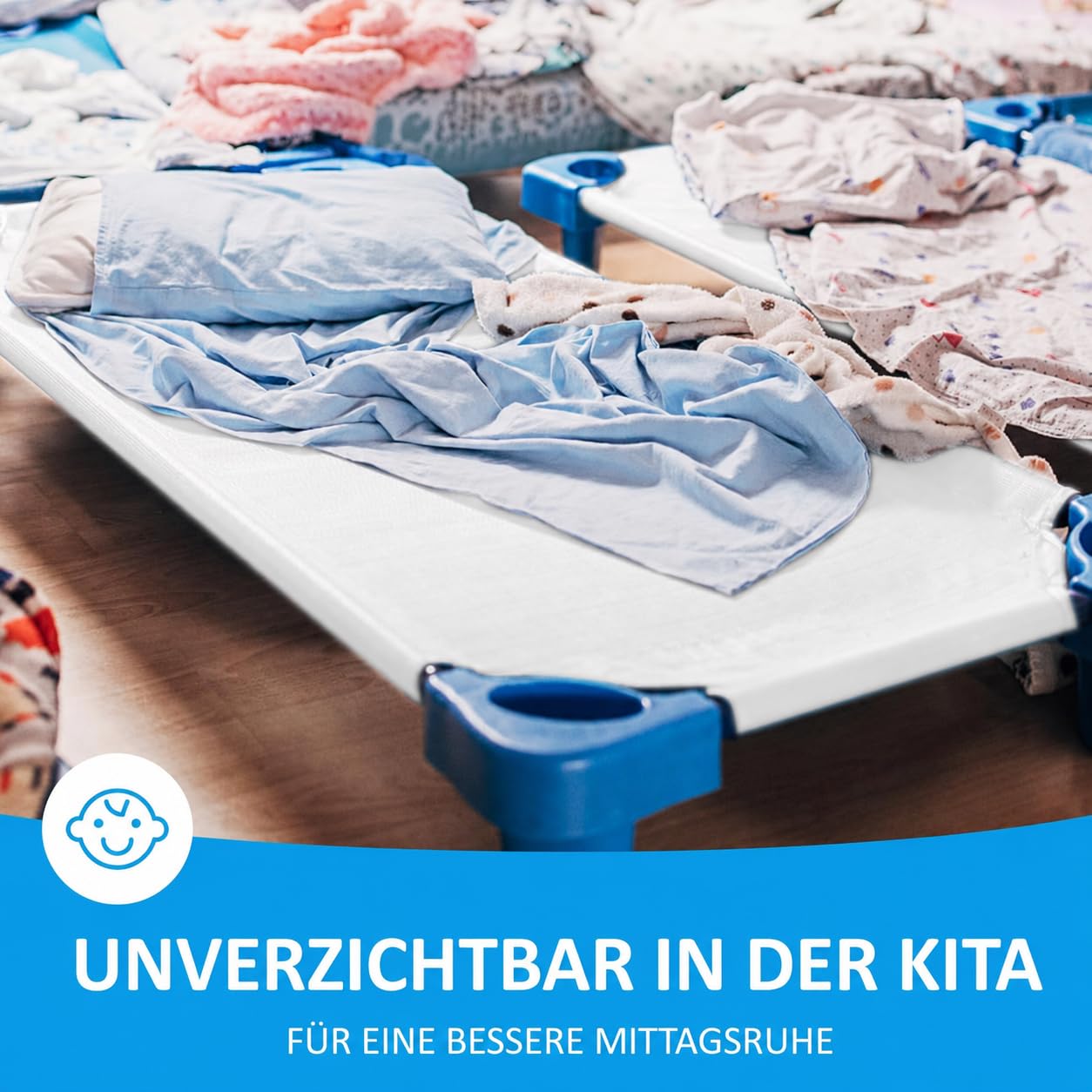 10er- Set Kinderbett Spannbettlaken für Kita, 130 x 60 cm Weiße Kinder Bettlaken, Mikrofaser Baby Bett Spannbetttucher für Kindergarten Krippenbett Kinderwagen Reisen, Standardgröße