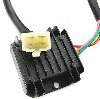 EGGPOD Voltage Regulator Rectifier 4 Pin 4Wires Motorcycle Voltage Wiring Regulator Rectifier for GY6 50 cc 110cc 125cc 125cc 150cc (Color : 1)