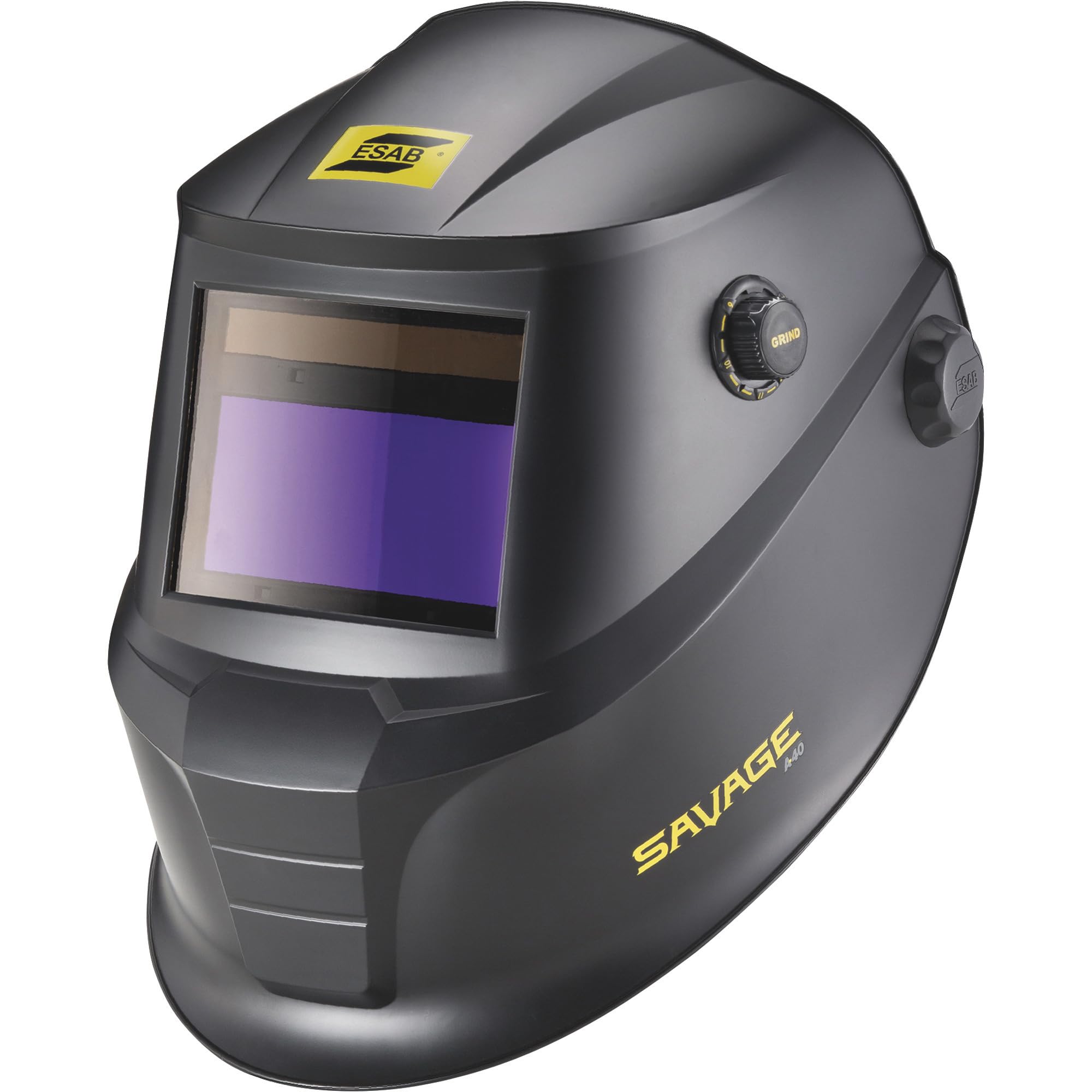 ESAB Careta de soldar Casco de Soldadura Automático Casco de Soldadura con Oscurecimiento Automático Externo Ajuste de Sombra y Lente de Color Verdadero