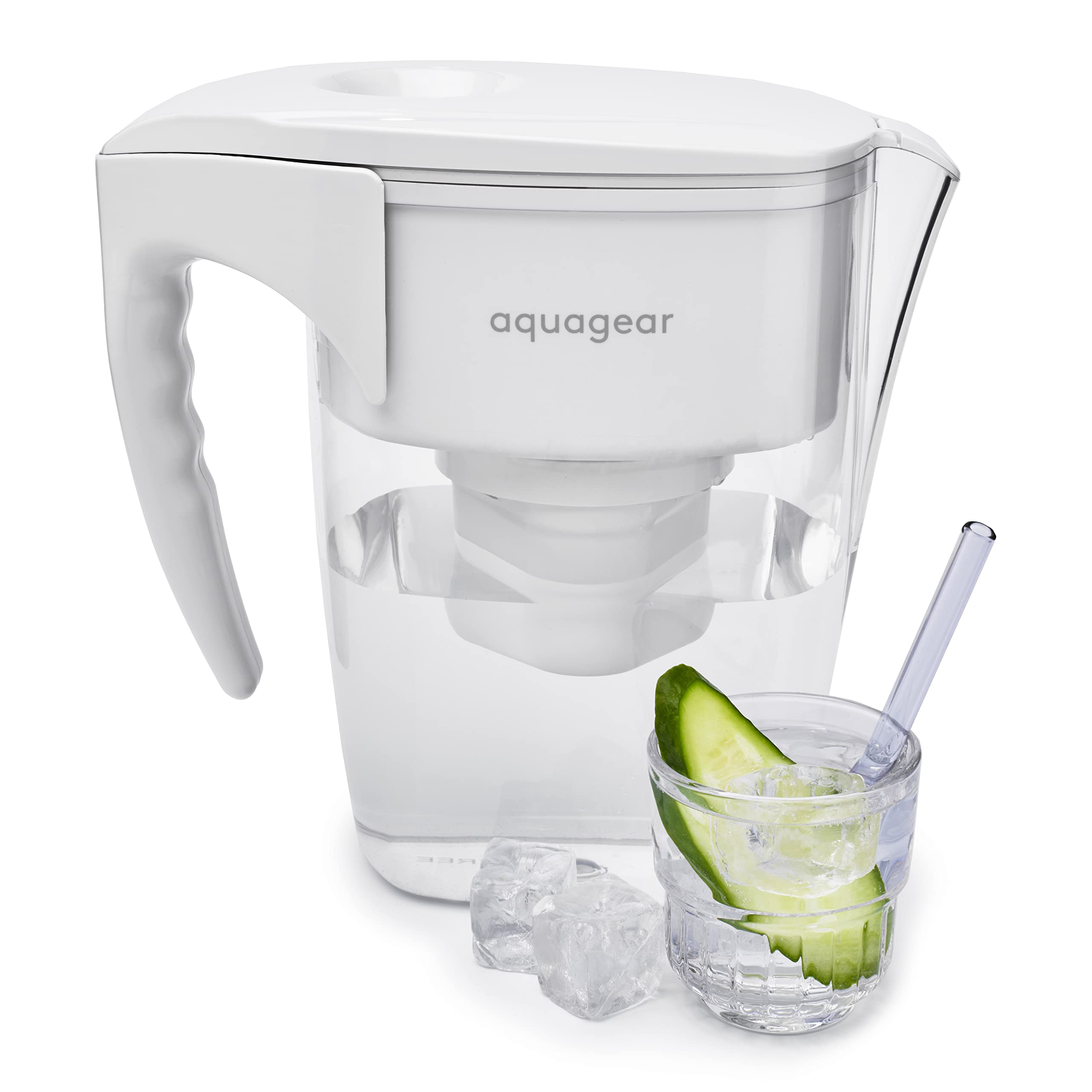 Buy Aquagear Water Filter Pitcher Lead, Chlorine, PFOA/PFOS