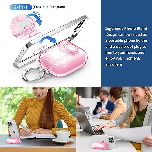 Vista 63 de Funda para Airpods 3, funda transparente con bonito oso para AirPods de 3ª generación 2021, funda protectora de TPU suave a prueba de golpes, Airpod