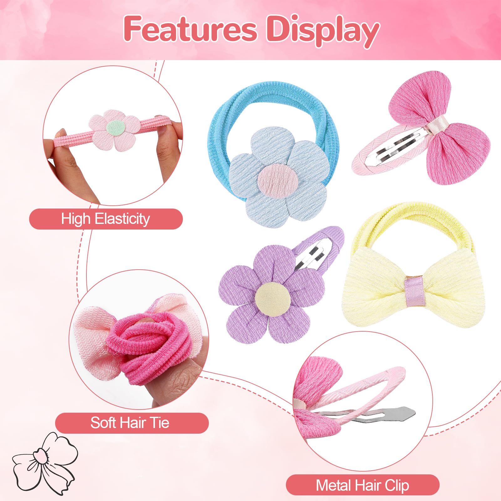 36 pcs Toddler Hair Accessories - Image 3