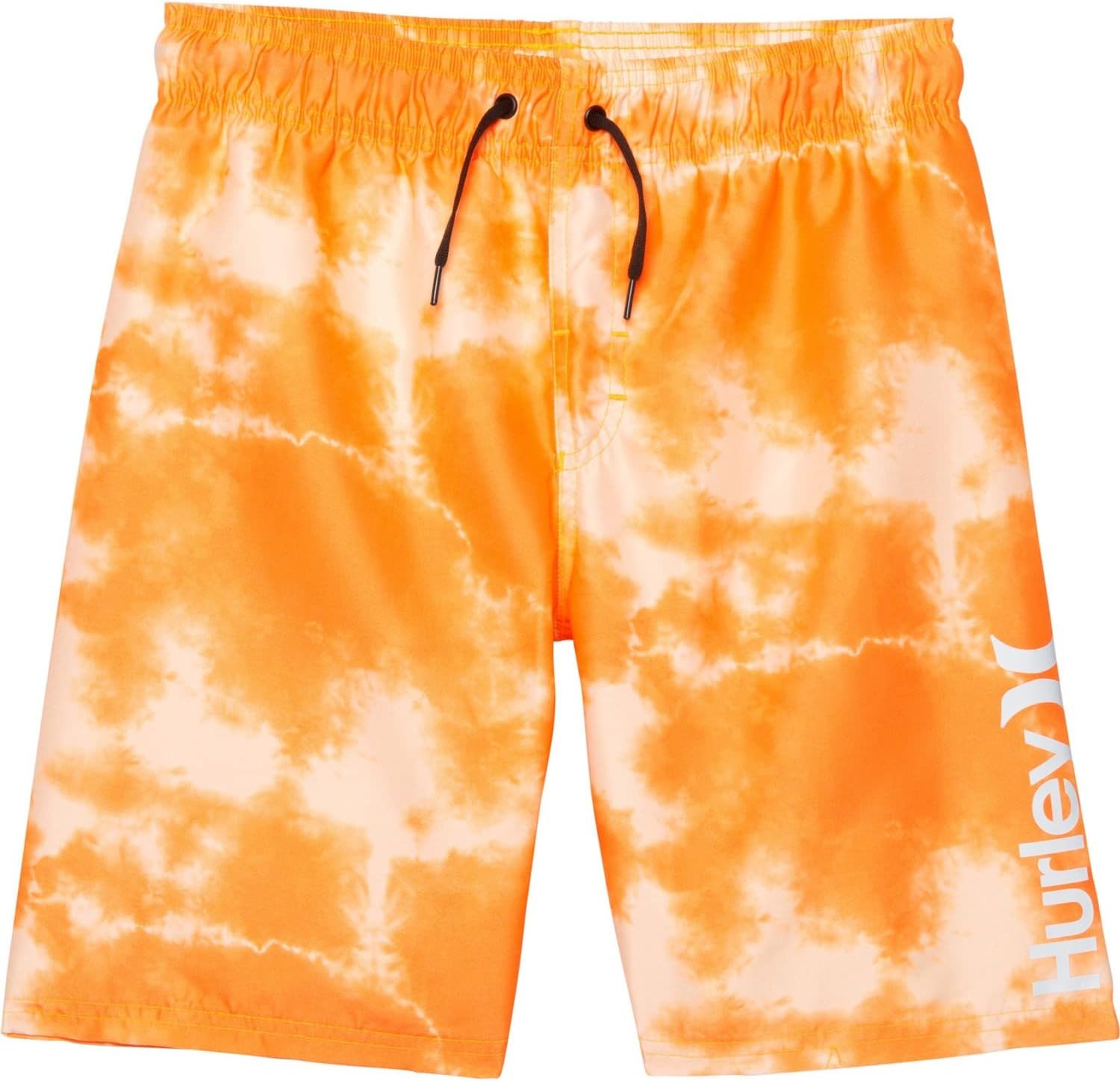 Hurley Boys' Classic Pull on Swim Trunks (Large, Melon Tint Tie)