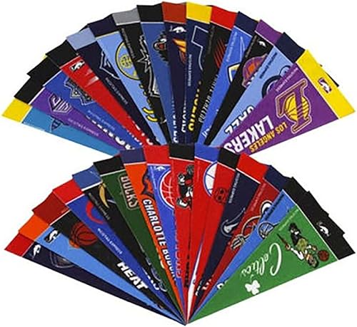 NBA Industries NBA - Juego de mini banderines pequeños, color negro
