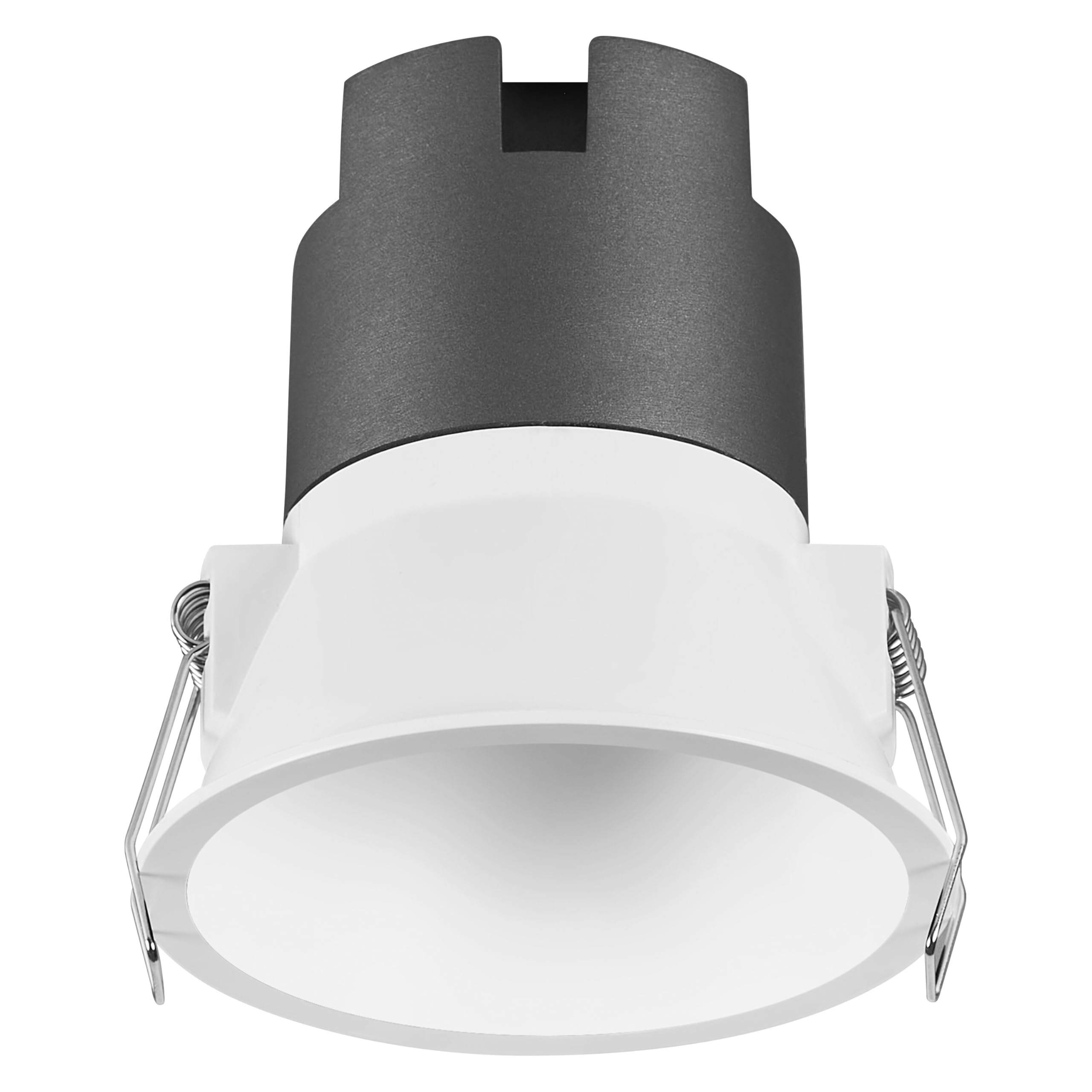OSRAM SPOT TWIST Einbau-Downlight, weiß, 10W, 800lm, 830 WT, 93mm Durchmesser, warmweiße Lichtfarbe, bis zu 90% Energieersparnis im Vergleich zu Halogen-Downlights, einfache Montage, 3000K