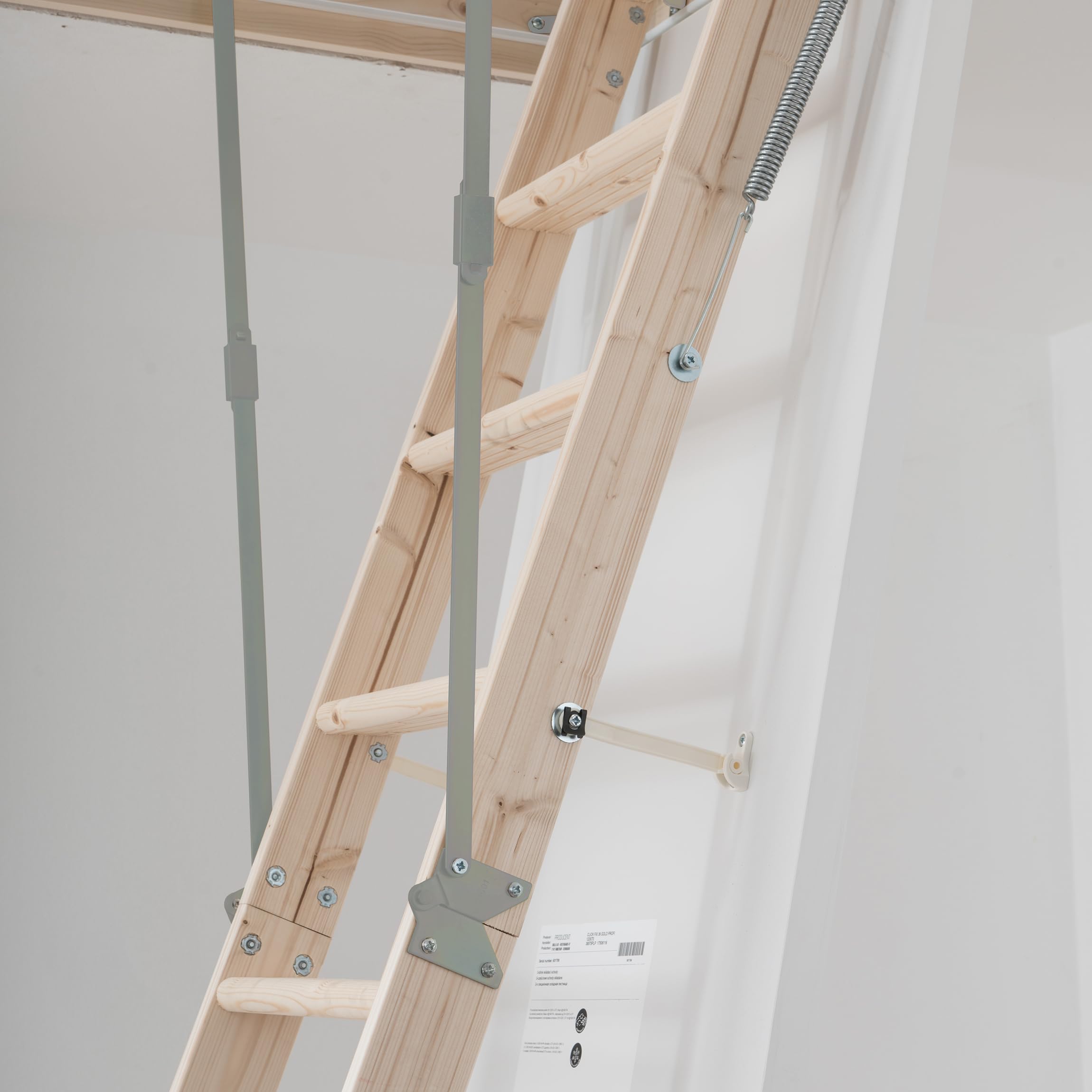 DOLLE Bodentreppe wärmegedämmt U-Wert 0,99 Lichte Raumhöhe bis 285 cm (120 x 70 cm)