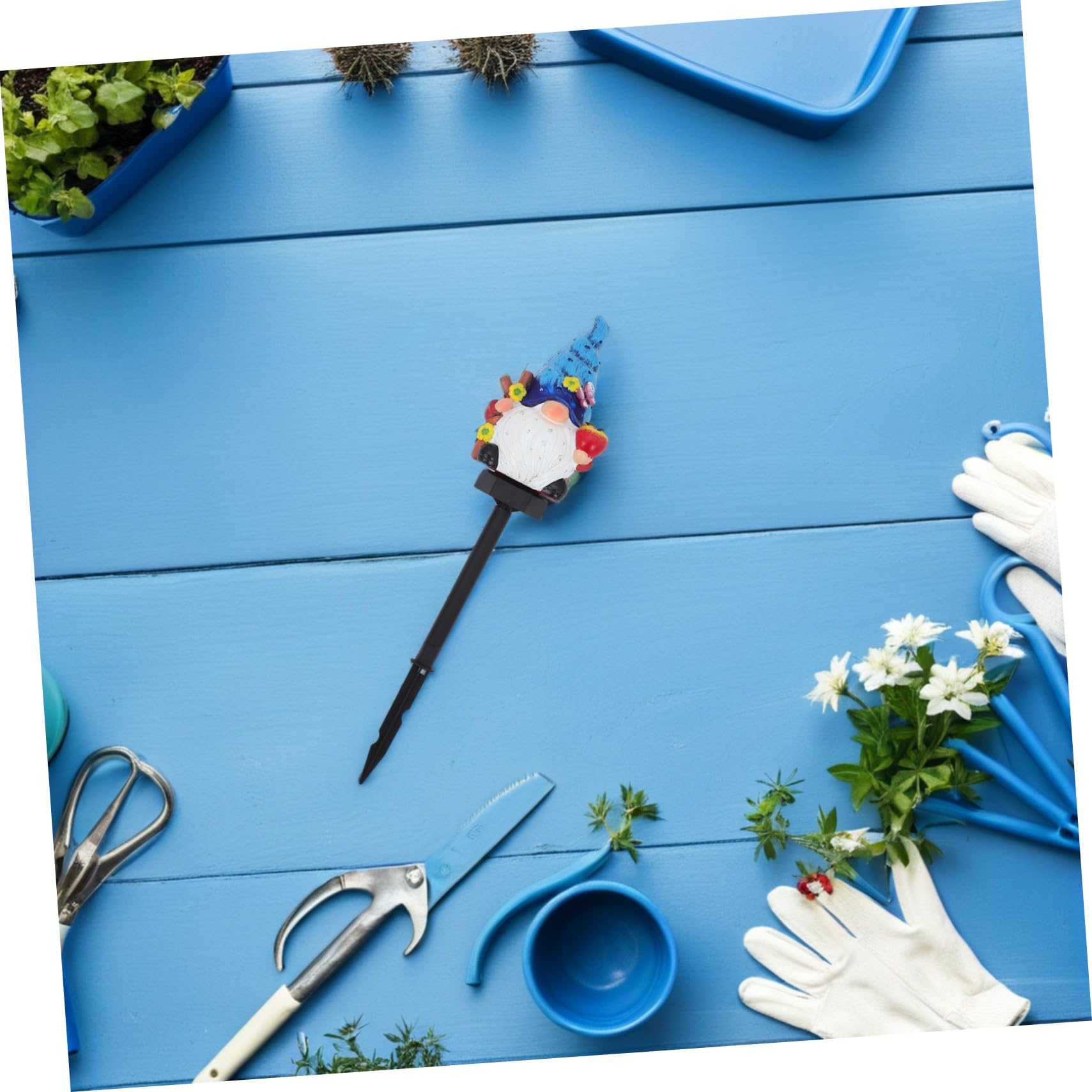 WOONEKY Lámpara Solar de Jardín con Figura de de Luz LED Automática para Patio y Césped Decoración Resistente la Intemperie para Iluminación Exterior Ambiental