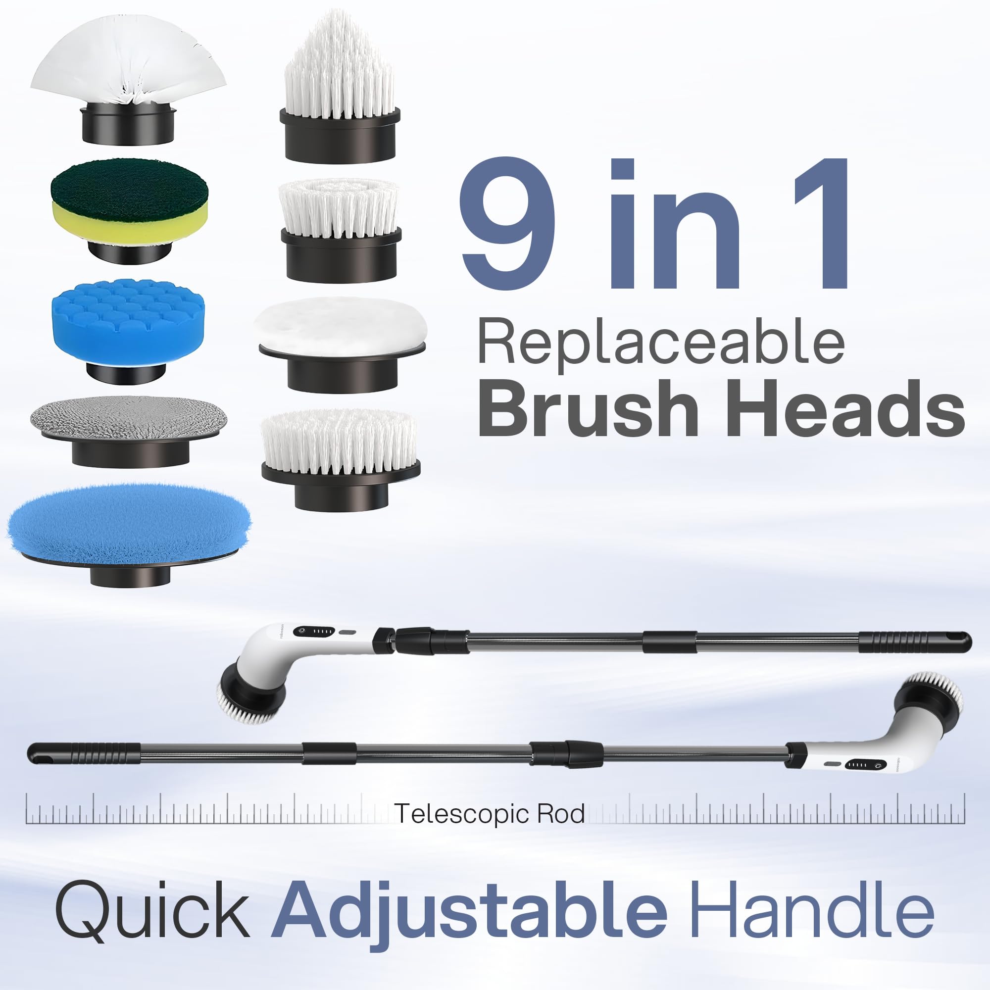 Roboson Spin Scrubber - Cordless Cleaning Brush -5 Roboson Spin Scrubber - Cordless Cleaning Brush -5