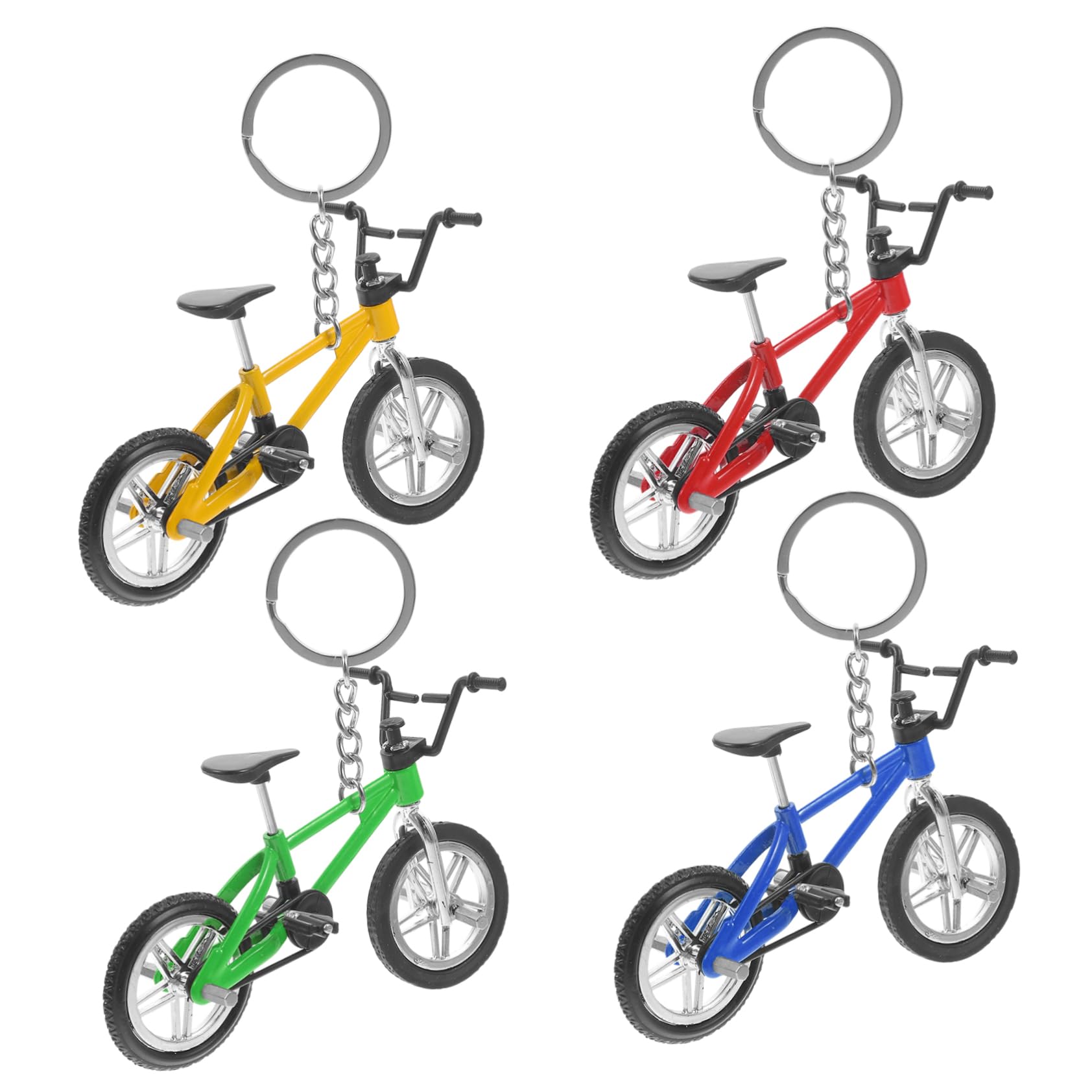 20kawałki Miniaturowych Rowerów Górskich Kluczowe Wisiorki Do Dekoracji Stylowe Akcesoria Dla Miłośników Rowerów i Kolekcjonerów Wysoka Symulacja Biurko Lub Półkę
