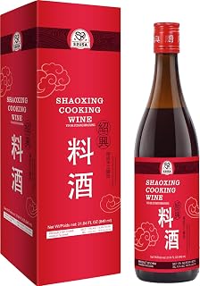 52USA Shaoxing Cooking Wine 21.64 Fl Oz - Authentic Chinese Rice Wine for Stir-Fries & Marinades
