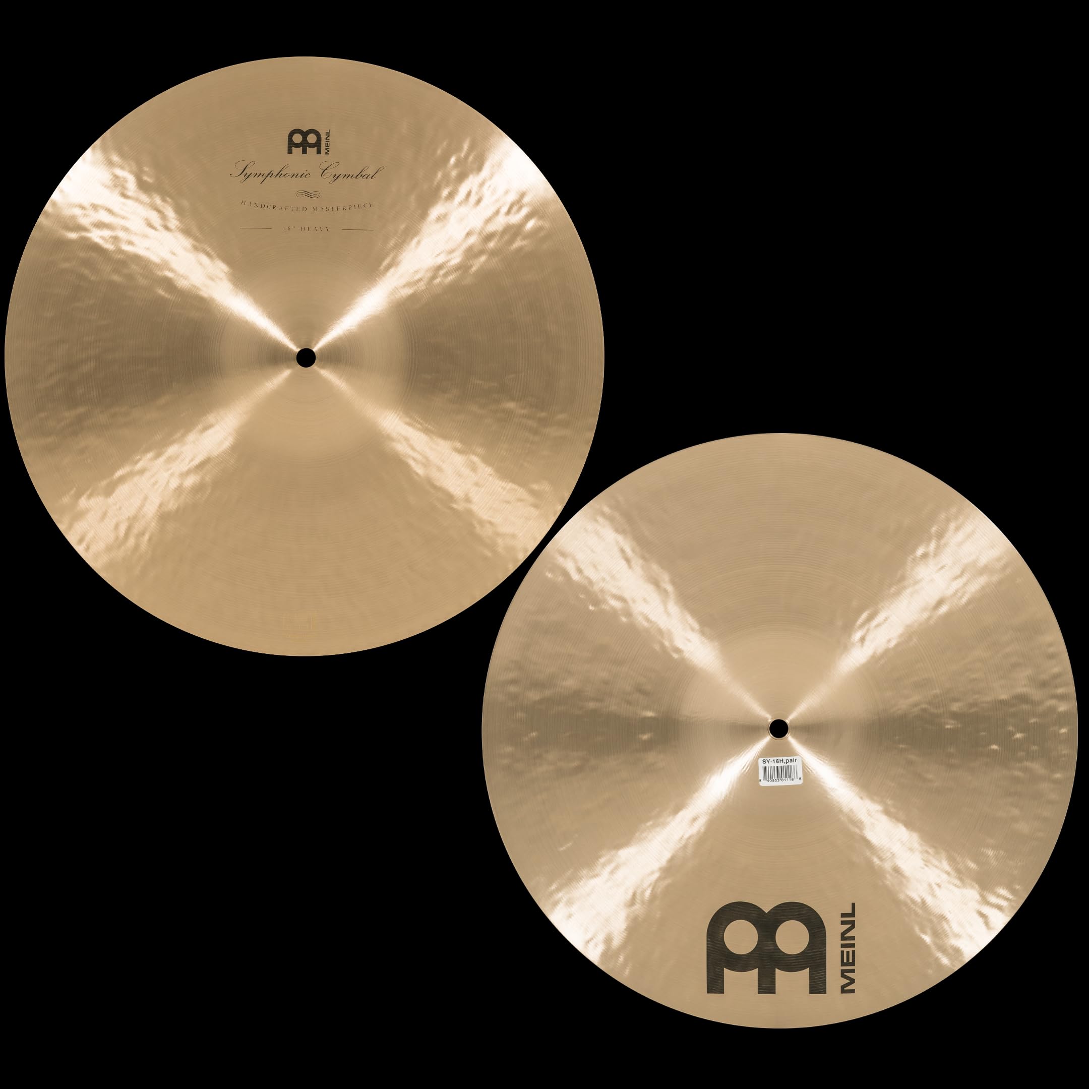 Meinl Cymbals SY-16H Symphonic 16" Heavy Becken Paar