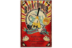 Gravity Falls Mystery Shack Wanted Poster Wall Art Print