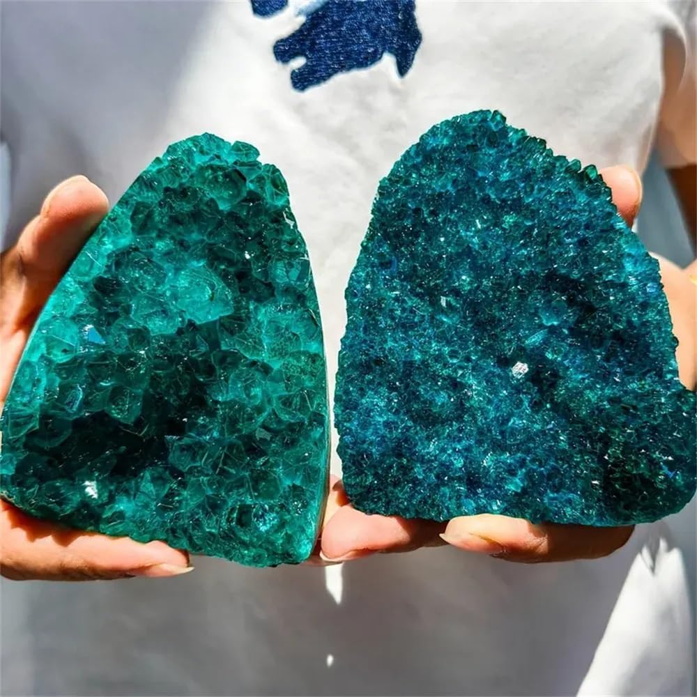 1pc 300-400g lake blue crystal cluster vibrant and for home decoration