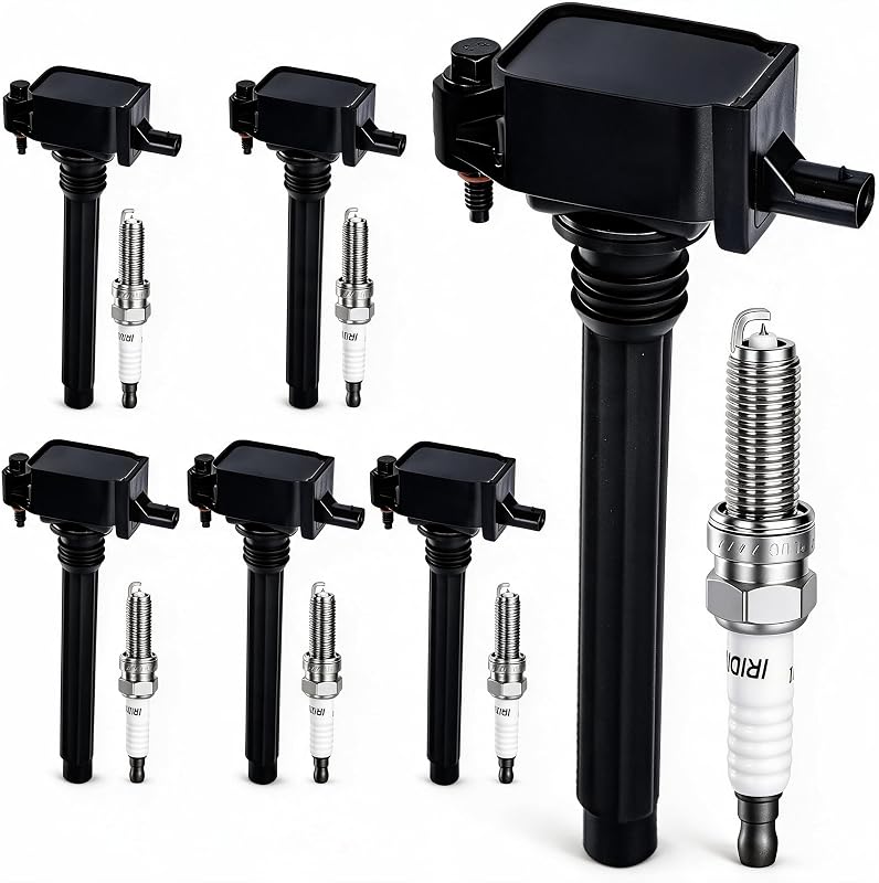 Kit de Bobinas de Ignição UF648 e Velas de Ignição 97390 CARPEAK para Jeep, Dodge, Chrysler e Ram V6 – 12 peças