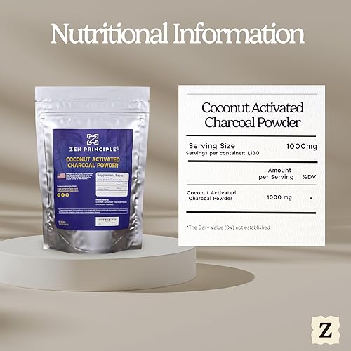 Miniatura 7 de Polvo grande de carbón activado de coco de 25 libras Blanquea los dientes rejuvenece la piel y el cabello desintoxicación y ayuda a la digestión
