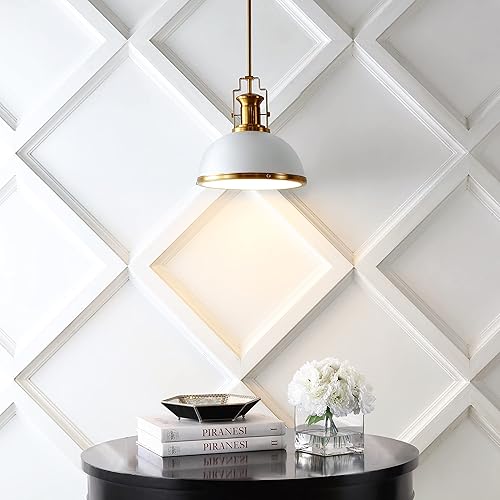 Miniatura 8 de JONATHAN Y JYL9535A Homer 10 "1-Light Moderno Industrial Hierro LED Cúpula Colgante, Bohemio, Clásico, Cabaña, Granja, Industrial, Rústico,