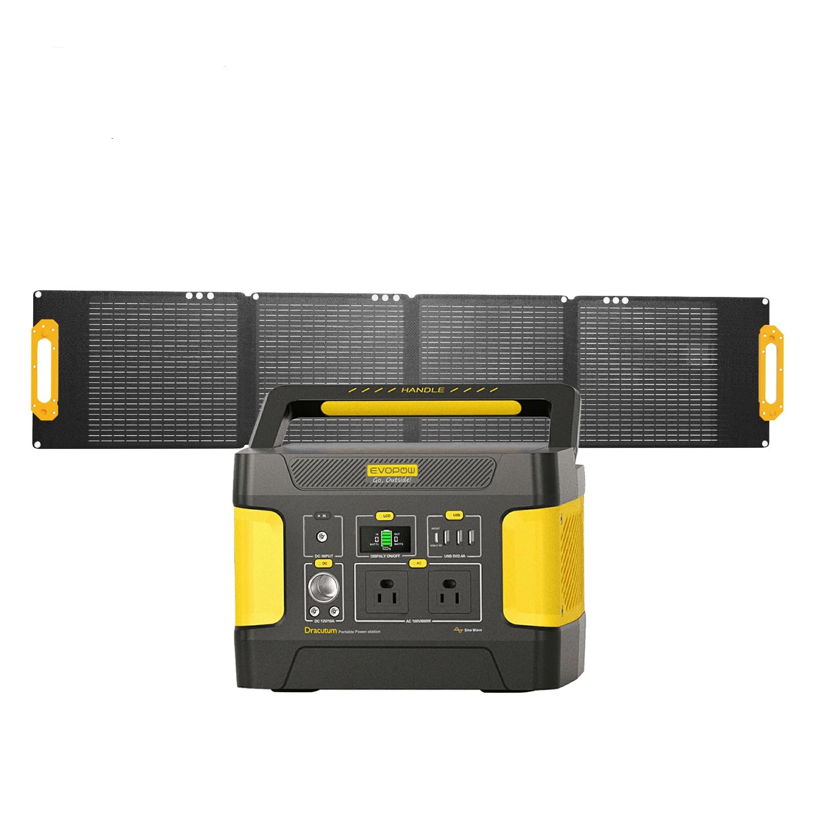 EVOPOWポータブル電源　515Wh リン酸鉄リチウムイオン Amazon.co.jp: Evopow ポータブル電源 リン酸鉄 大容量 515Wh 収納